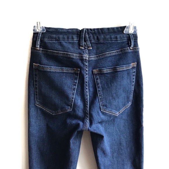 Good American Good Legs High Rise Dark Wash Jeans - Picture 7 of 8